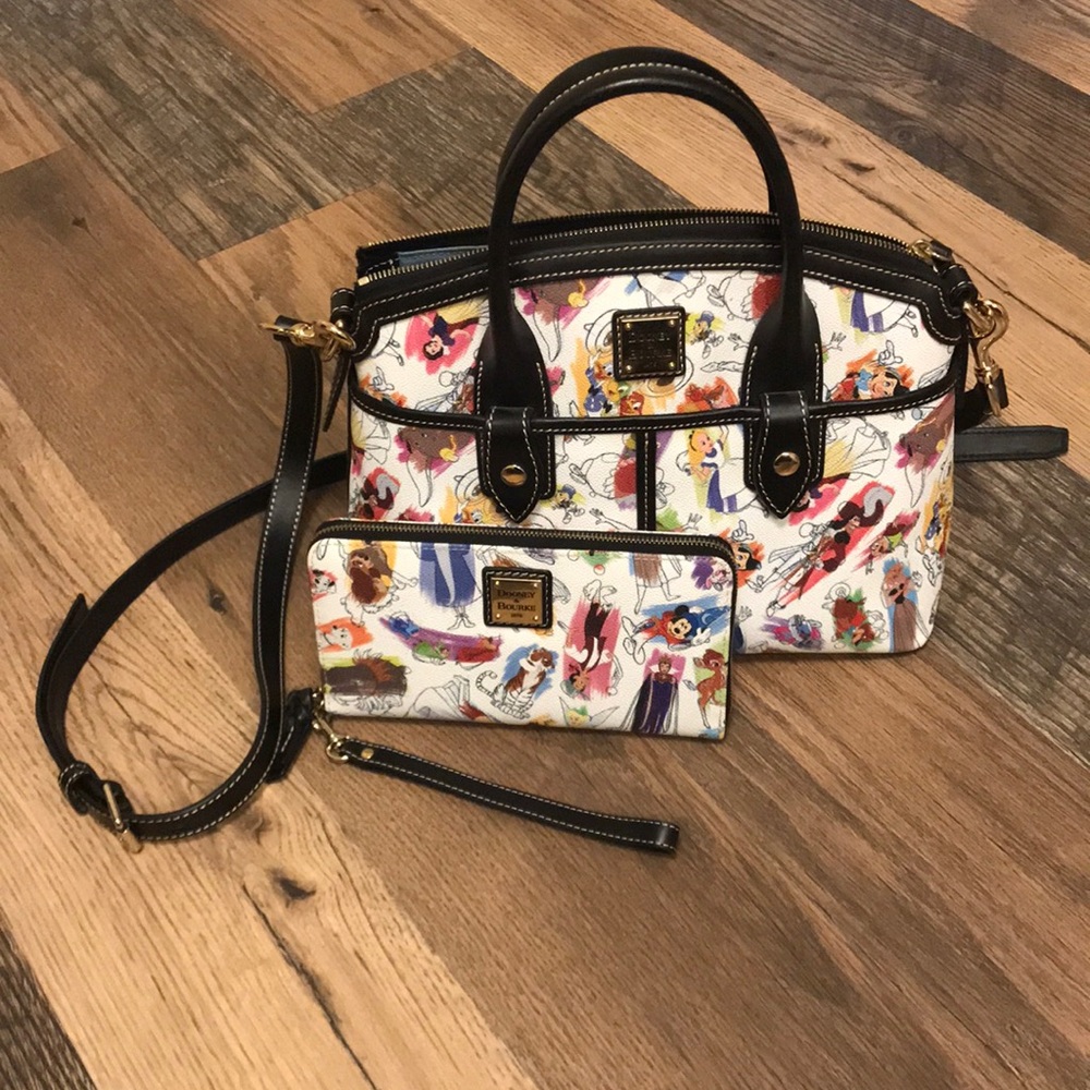 Dooney & Bourke Ink and Paint Purse and Wallet